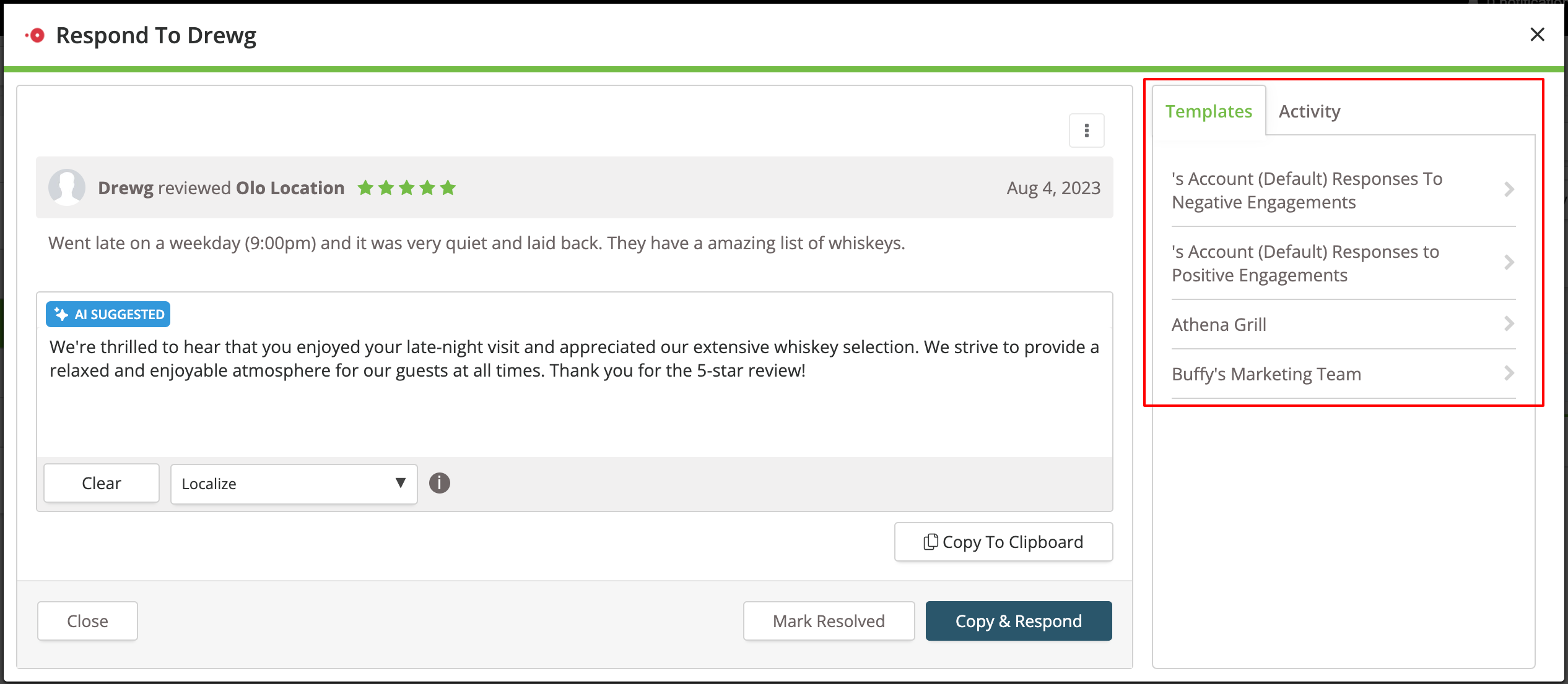 Reviews - Inbox - Response Templates.png