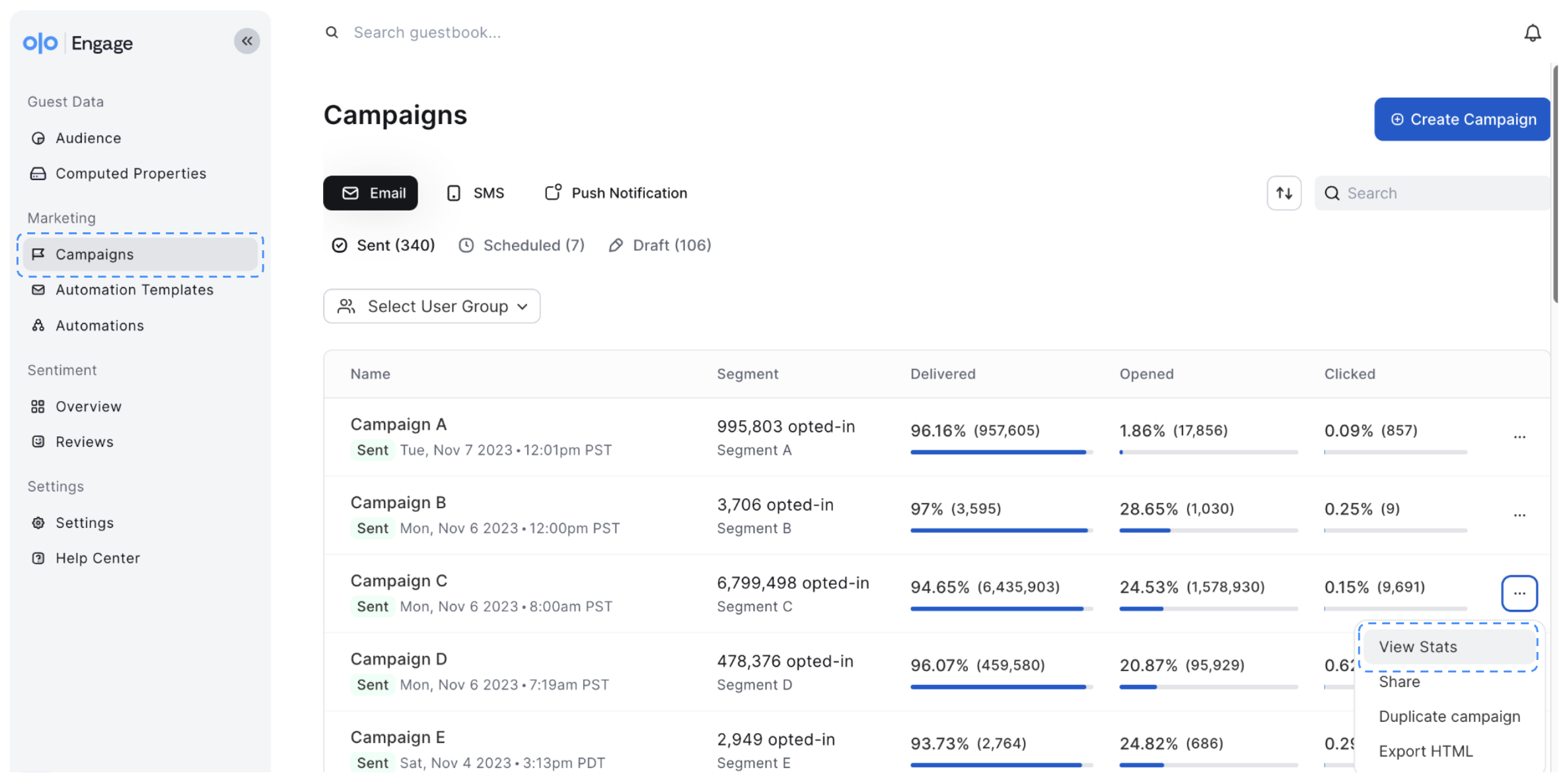 Marketing - Campaign Overview Screen - Highlights.png