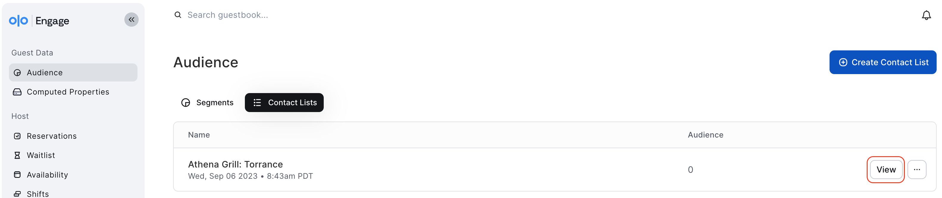 Contact Lists - View Existing List - Empty.png